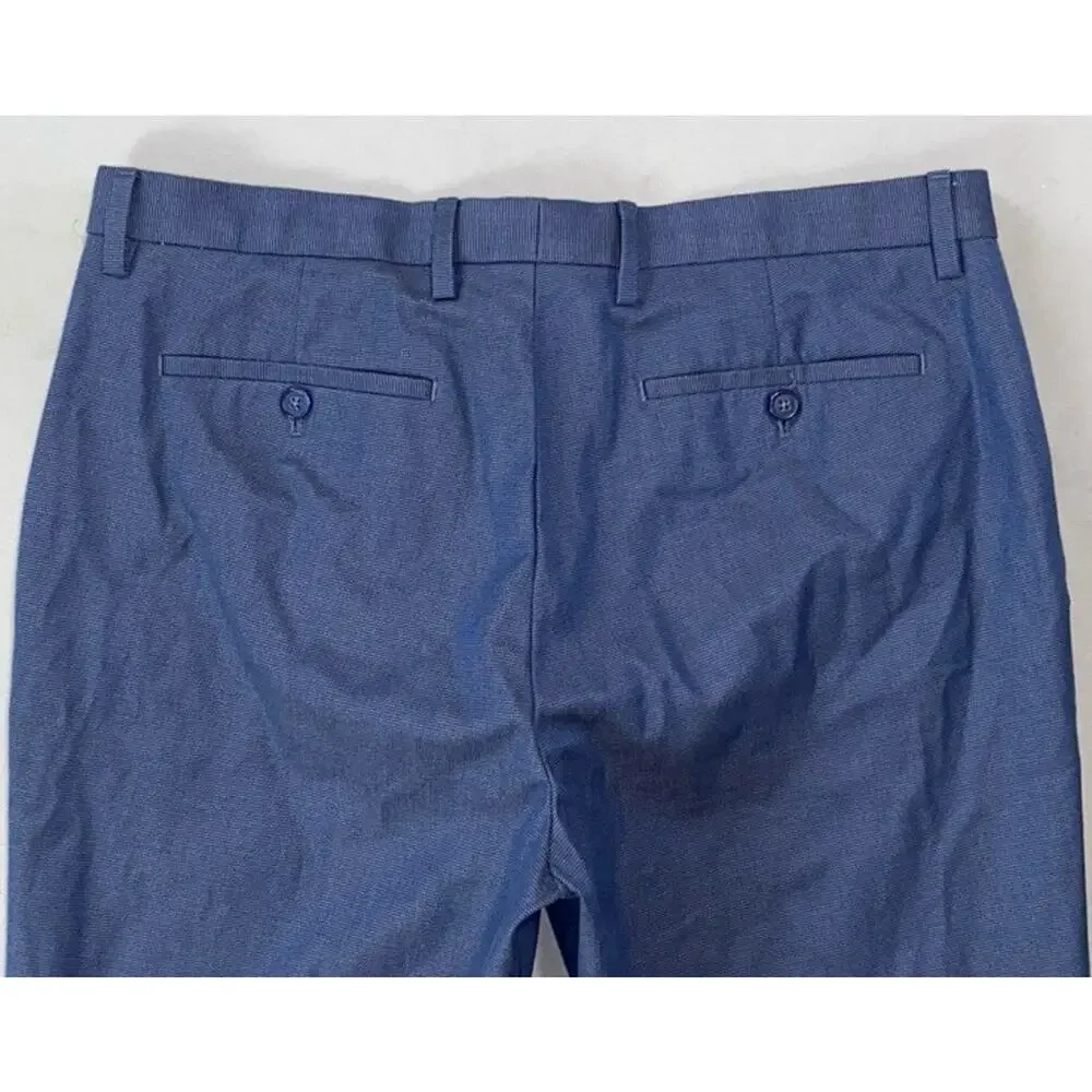 Banana Republic Non-Iron Slim Fit 100% Cotton Chino Dress Pants. Nailhead, 33X32